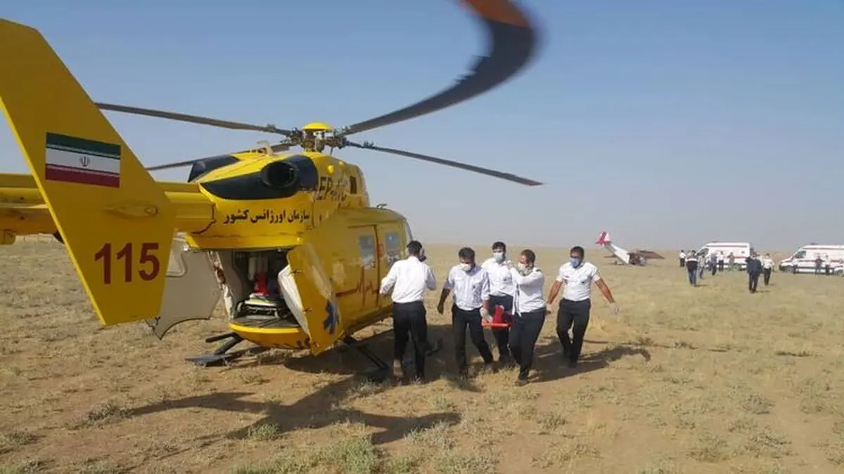  هواپیمای تک موتوره در اطراف فرودگاه آزادی نظرآباد کرج سقوط کرد
