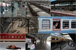 کرونا، راه‌آهن هند را متوقف کرد 