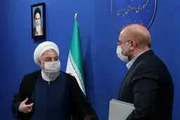 نشست مشترک روحانی و قالیباف در مورد بودجه ۱۴۰۰