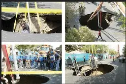 اگر این خطرات جدی گرفته نشود ایران بلعیده میشود | چاله هایی عمیق در کف شهرهای ایران