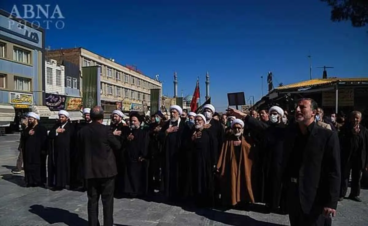 عزاداری قمی‌ها بدون ماسک!