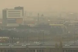 
 شرایط ناسالم هوای پایتخت برای گروه های حساس
