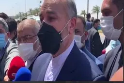 امیرعبداللهیان پس از ورود به بغداد: عاملان ترور سردار سلیمانی باید به سزای اعمالشان برسند | آمریکا نمی‌تواند از پاسخگویی به این اقدام تروریستی فرار کند