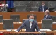  لحظه وقوع زلزله در پارلمان اسلوونی + ویدئو