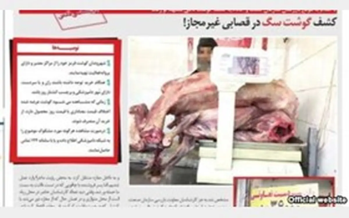 معاون دادستان مشهد: گوشت های توقیف شده لاشه های بز بوده نه سگ