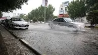 بارش شدید باران در این استان | آتش نشانان به حالت اماده باش در آمدند!