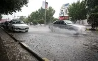 بارش شدید باران در این استان | آتش نشانان به حالت اماده باش در آمدند!