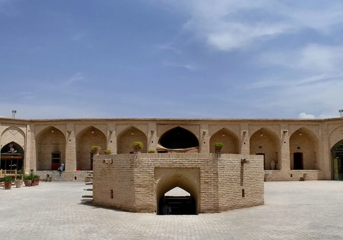 کاروانسرای تاریخی در مرکز ایران