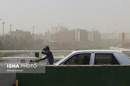 وزش باد شدید و وقوع گرد و خاک در ۷ استان کشور
