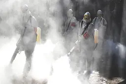  اسپری‌کردن و افشاندن مواد ضدعفونی در فضاهای عمومی توصیه نمی‌شود  