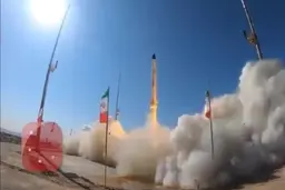 ویدیوی پرتاب ماهواره‌بر ذوالجناح + ویدئو