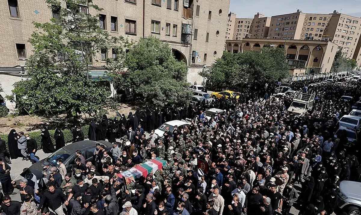 تشییع پیکر  شهید اصغر پاشاپور 