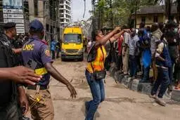 ازدحام مقابل یکی ازکلیساهای نیجریه ده‌ها کشته برجای گذاشت !