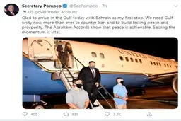 پمپئو: بیش از هر زمانی به اتحاد خلیج (فارس) برای مقابله با ایران نیازمندیم