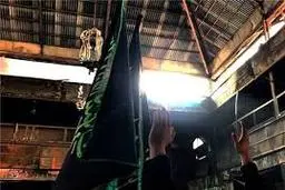 حادثه آتش سوزی در یک حسینیه  +جزئیات