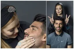 مهدی طارمی از همسرش رونمایی کرد | واکنش سحر قریشی چه بود؟