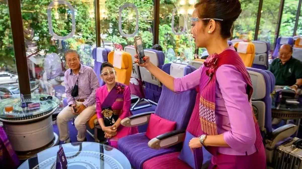  کافه هواپیما  |  راه اندازی رستوران غذای هواپیما در تایلند