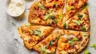 طرز تهیه پیتزا چند لایه مرغ | کافیه یه بار مرغ رو اینجور درست کنی عاشقش می‌شی +ویدئو