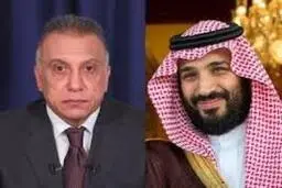 درخواست بن سلمان از نخست وزیر عراق برای میانجیگری با ایران کرد