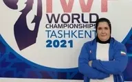 دختر فوق سنگین ایران نفر سوم گروه B وزنه‌برداری قهرمانی جهان شد | فاطمه یوسفی رکورد کشور را جابجا کرد 