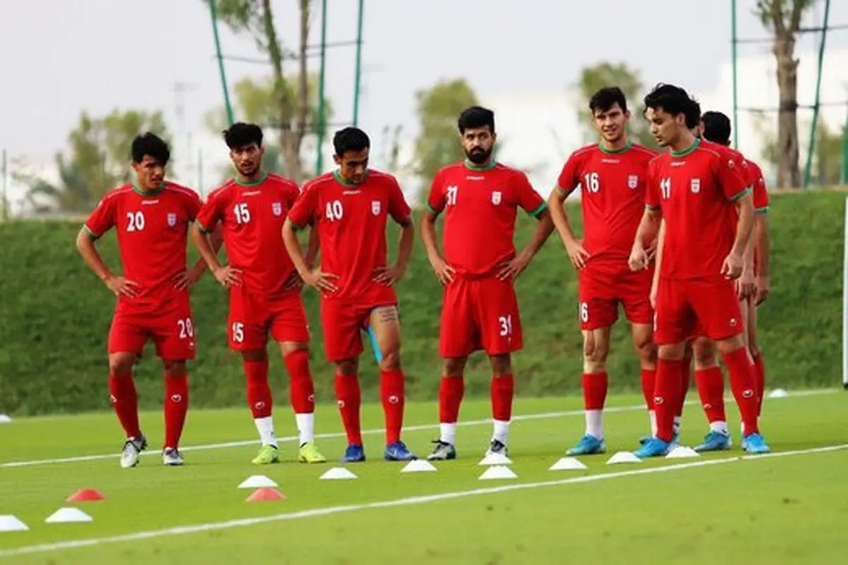 آخرین تمرین تیم امید پیش از دیدار برابر قطر