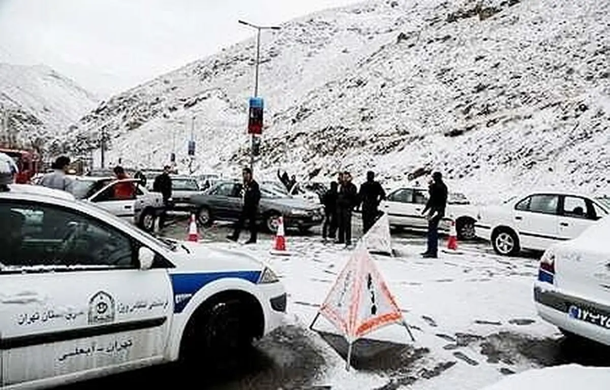 تردد خودروها در محورهای کوهستانی فقط با زنجیر چرخ مجاز است