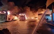 اسرائیل در آتش سوخت | آتش گرفتن ۱۸ اتوبوس در اسرائیل