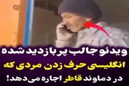 انگلیسی صحبت کردن پیرمردی که در دماوند قاطر اجاره می دهد + ویدئو