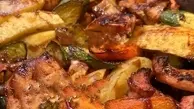 طرز تهیه مرغ با سبزیجات رژیمی | یه غذای سالم و خوشمزه و رژیمی