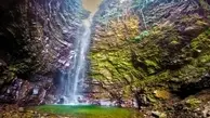 طبیعت زیبای سواد کوه | آبشار گزو واقع در جنگل لفور+ ویدئو