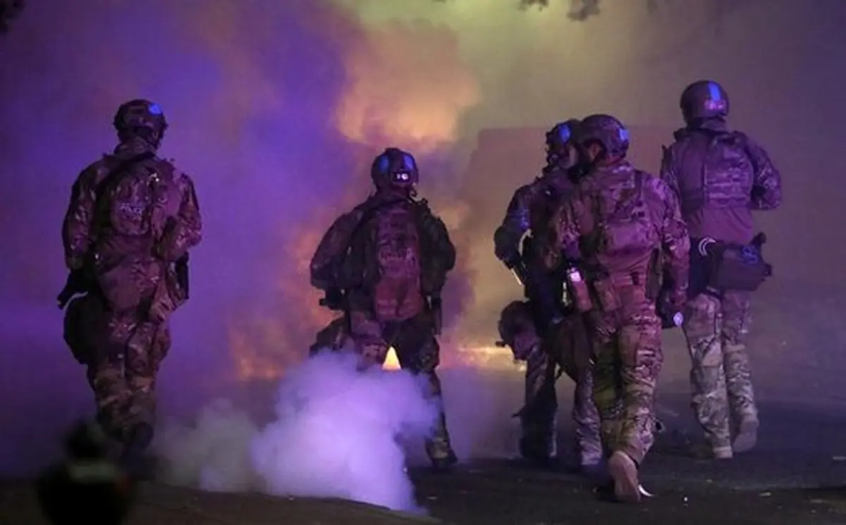  رویترز  |  درگیری نیروهای فدرال با معترضان در پورتلند