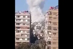 شهادت فرمانده اطلاعات نیروی قدس سپاه و جانشین او در حمله جنگنده های اسرائیل به پایتخت سوریه + ویدئو 