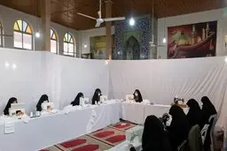  دوخت ماسک توسط بانوان بسیجی 