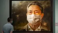 تابلوی پرتره "دانشمند ویروس‌شناس چینی در نمایشگاه هنری "