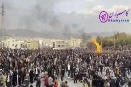 مراسم جشن نوروز در روز سوم فروردین ۱۴۰۱ در کامیاران استان کردستان+ویدئو