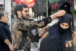 سختی های کار خبرنگاری | فیلم و عکس متفاوت از عاشورا و تاسوعا در کرمانشاه +ویدئو