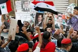 «بشار اسد»/تظاهرات مردم سوریه در حمایت از «بشار اسد»