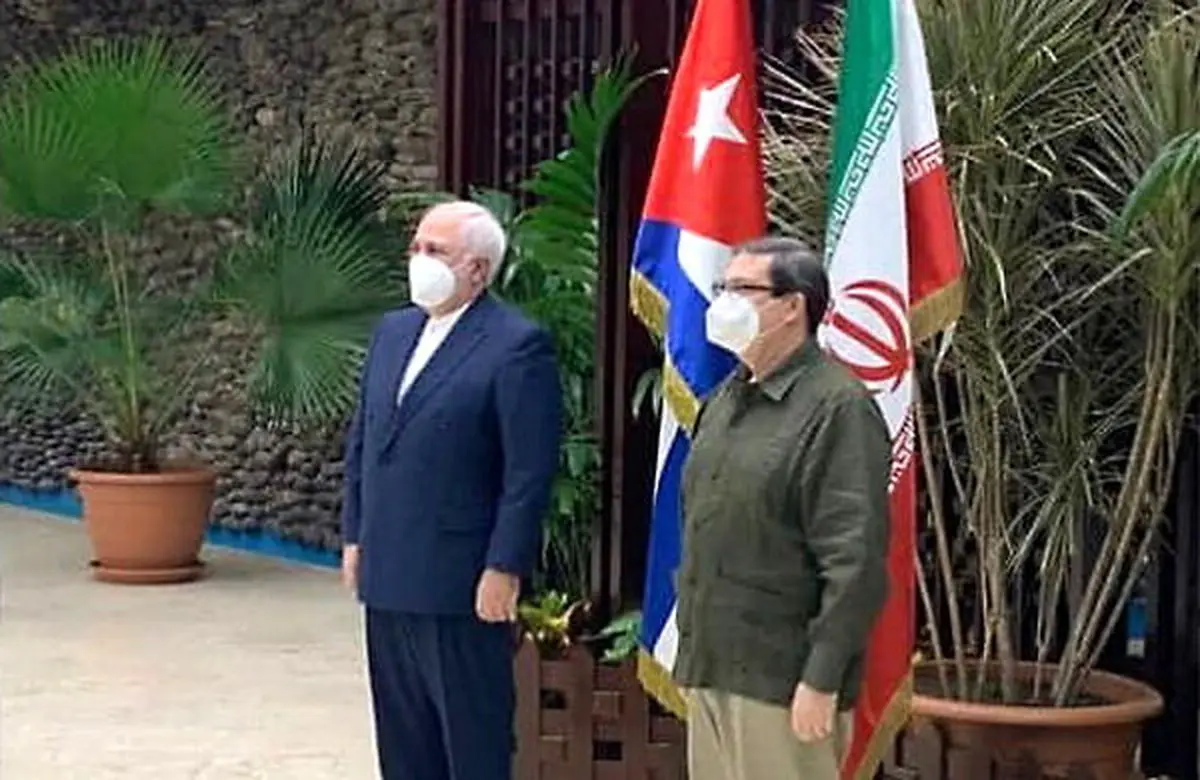 دیدار ظریف با وزیر خارجه کوبا