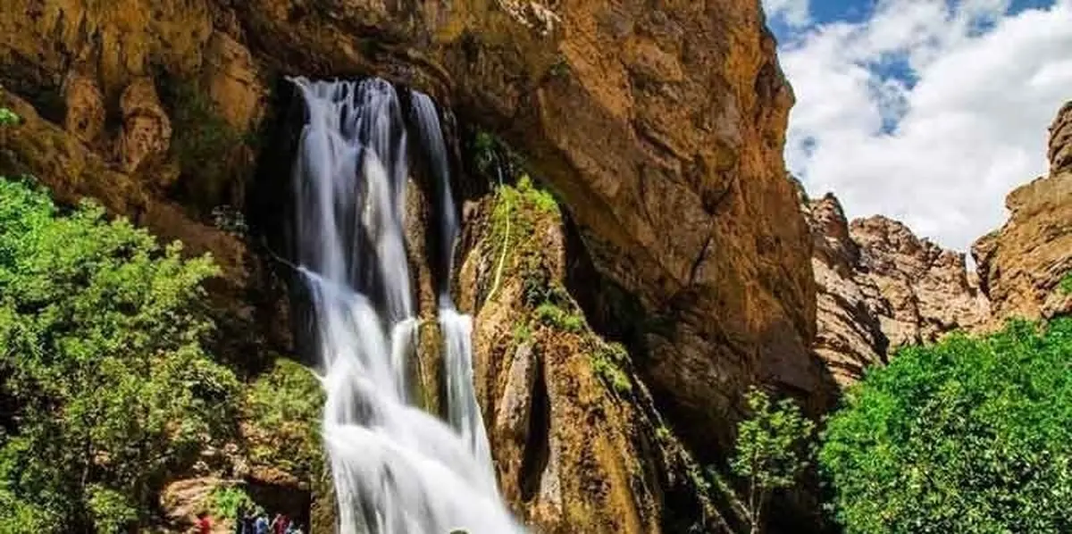 آبشار سفید الیگودرز ، بهشت سفید لرستان