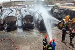 آتش‌سوزی گمرک دوغارون ۲۵۰ میلیارد ریال خسارت برجای گذاشت