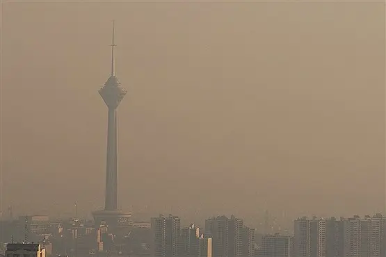 هوای تهران در مرز هشدار |  آلودگی هوا کماکان در وضعیت نارنجی