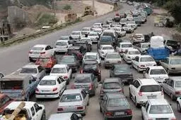 هشدار به مسافران؛ ترافیک در این محورها سنگین است