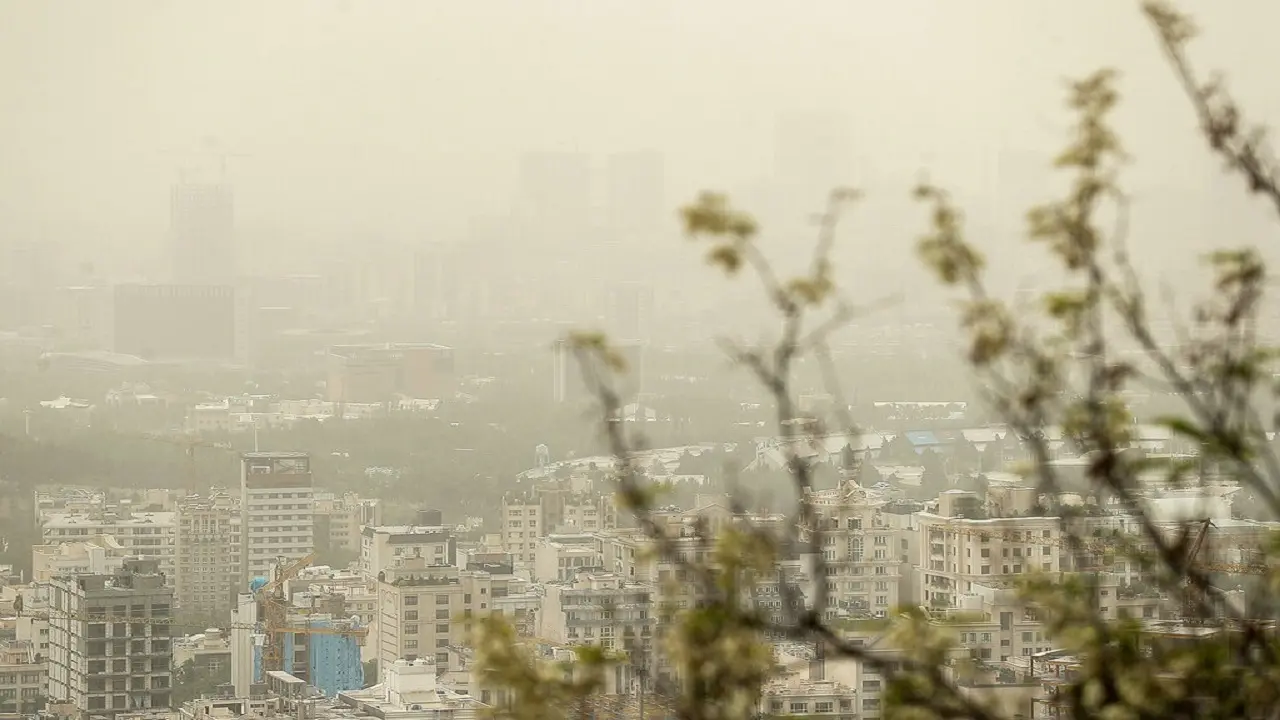 وضعیت هوای تهران نارنجی شد | افزایش شاخص ذرات معلق