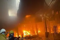 پیکر ۲ نفر از سه مفقودی حادثه حریق واحد صنعتی در بوئین زهرا پیدا شد