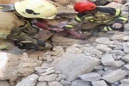  یک کارگر در جنت آباد زیر آوار رفت 