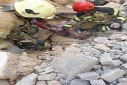  یک کارگر در جنت آباد زیر آوار رفت 