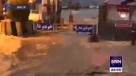 تبدیل عوارضی آزاد راه خرم آباد_ پل زال به رودخانه ای خروشان + ویدئو 