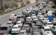 ترافیک سنگین در محور چالوس و آزادراه تهران-شمال