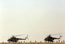طالبان  | سرنگونی دو فروند هلی‌کوپتر نظامی ارتش افغانستان
