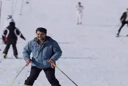 مسابقات اسکی در پیست دیزین تعطیل شد 